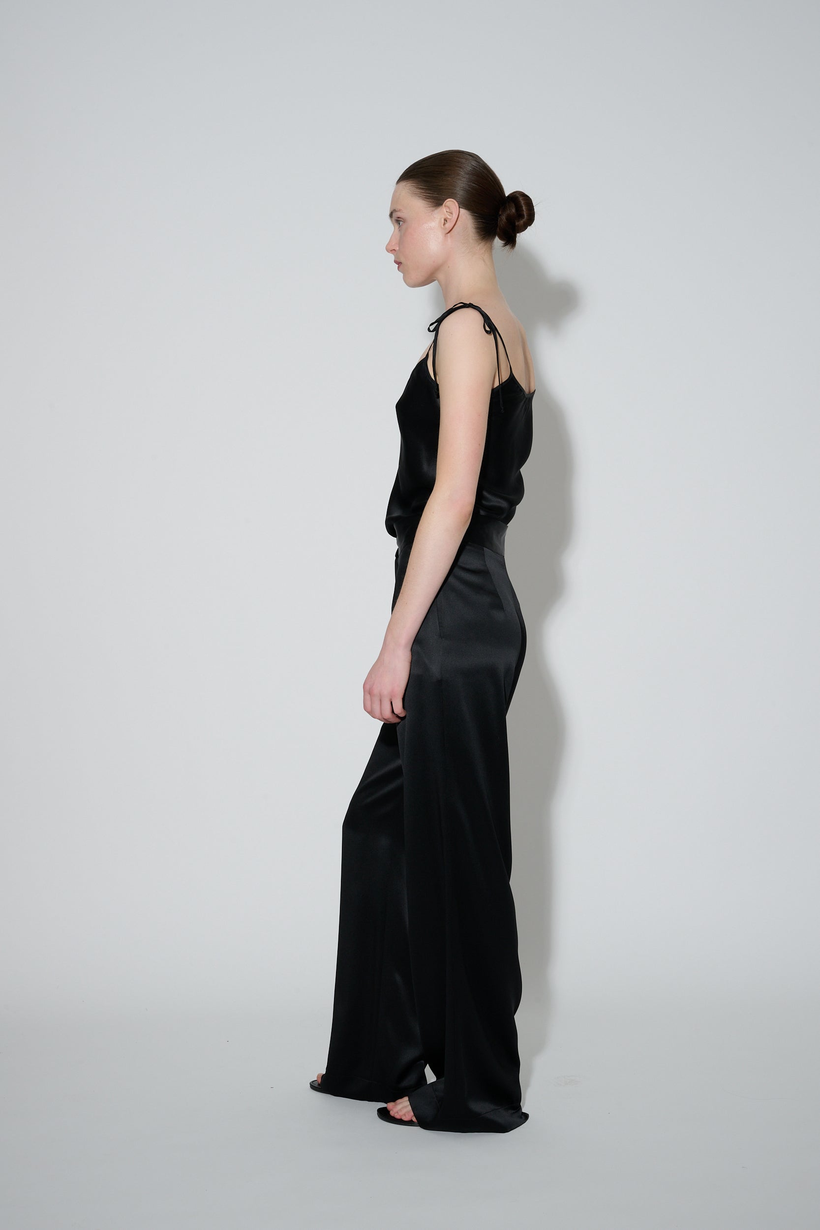 Silk Trouser Black