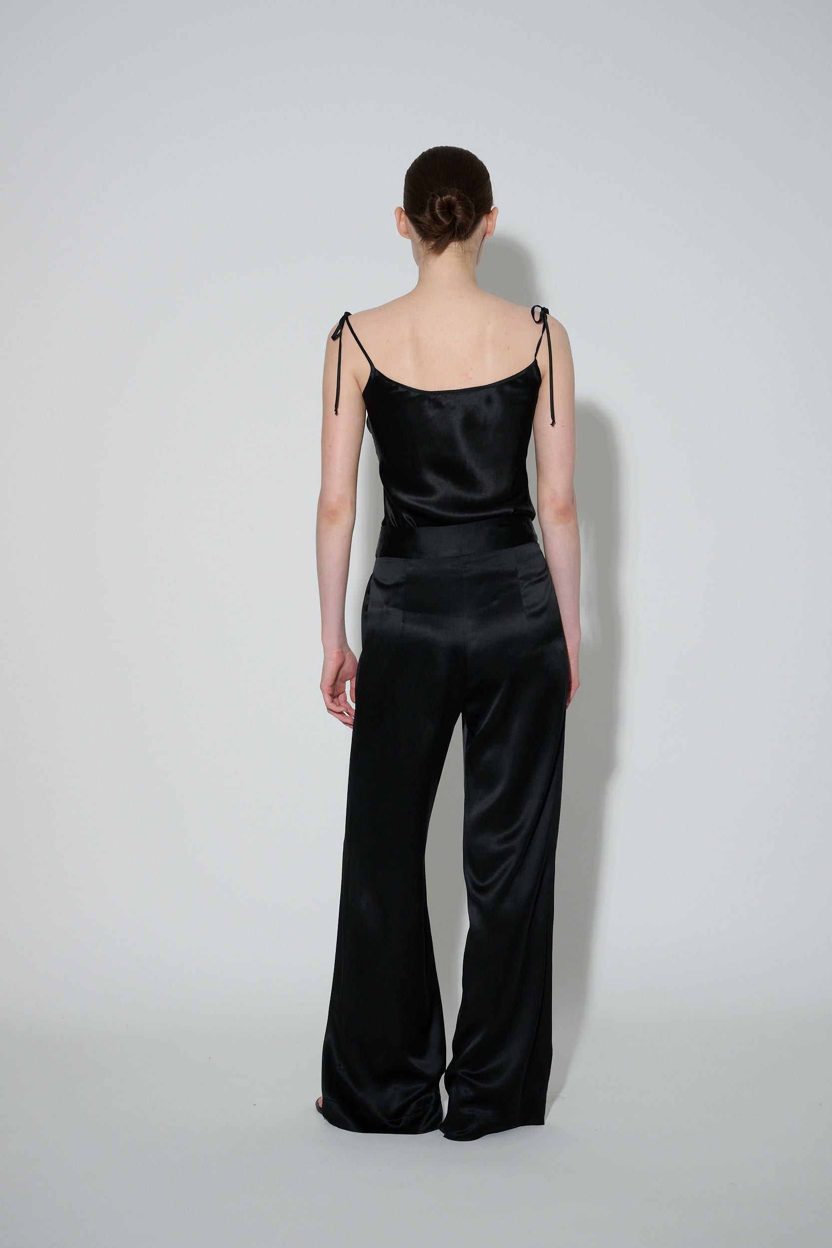 Silk Trouser Black
