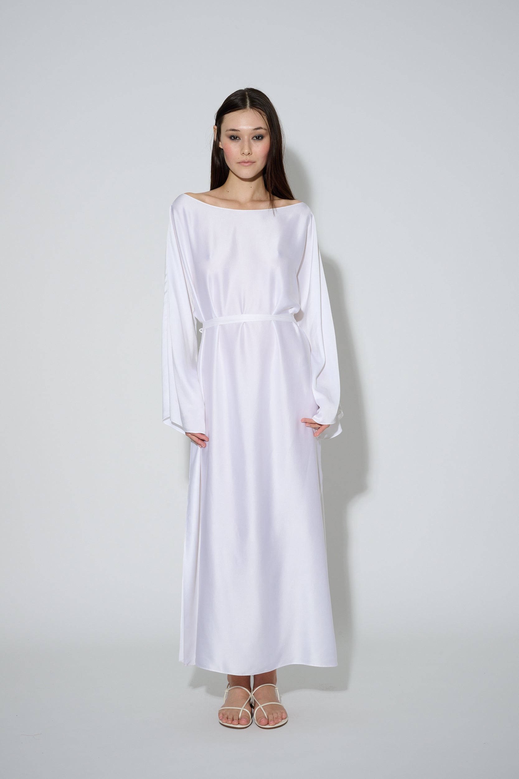 Illusion Dress White