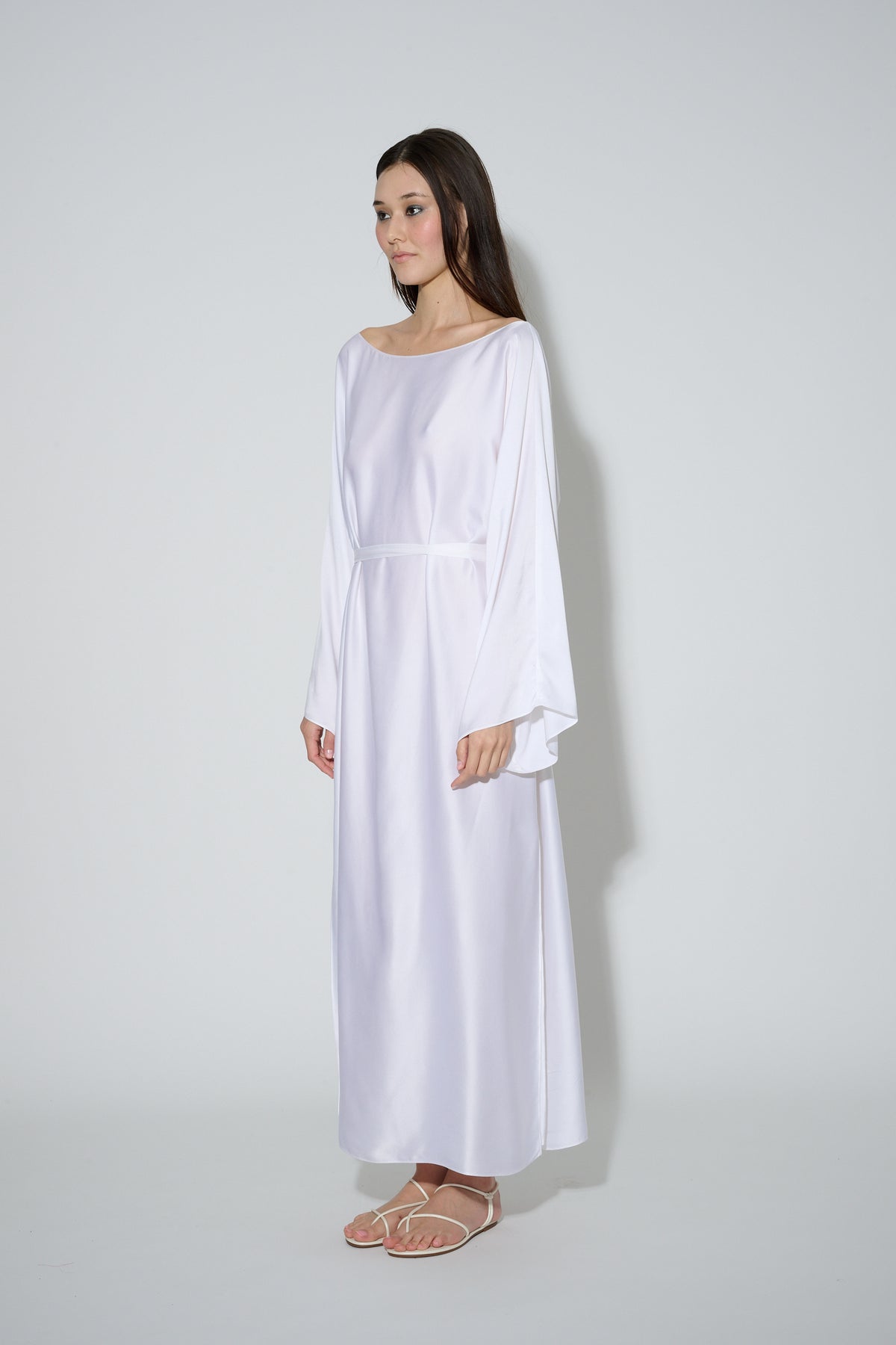 Illusion Dress White