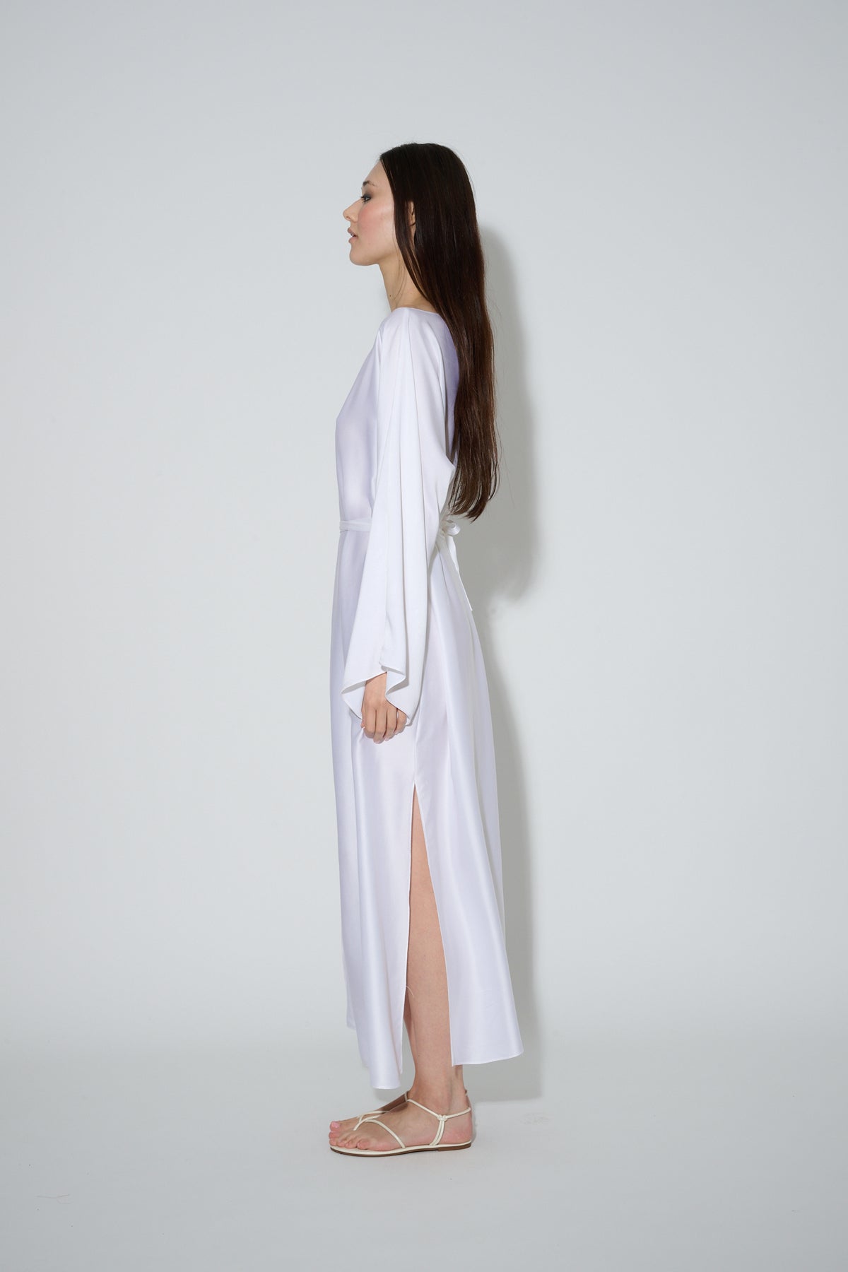 Illusion Dress White