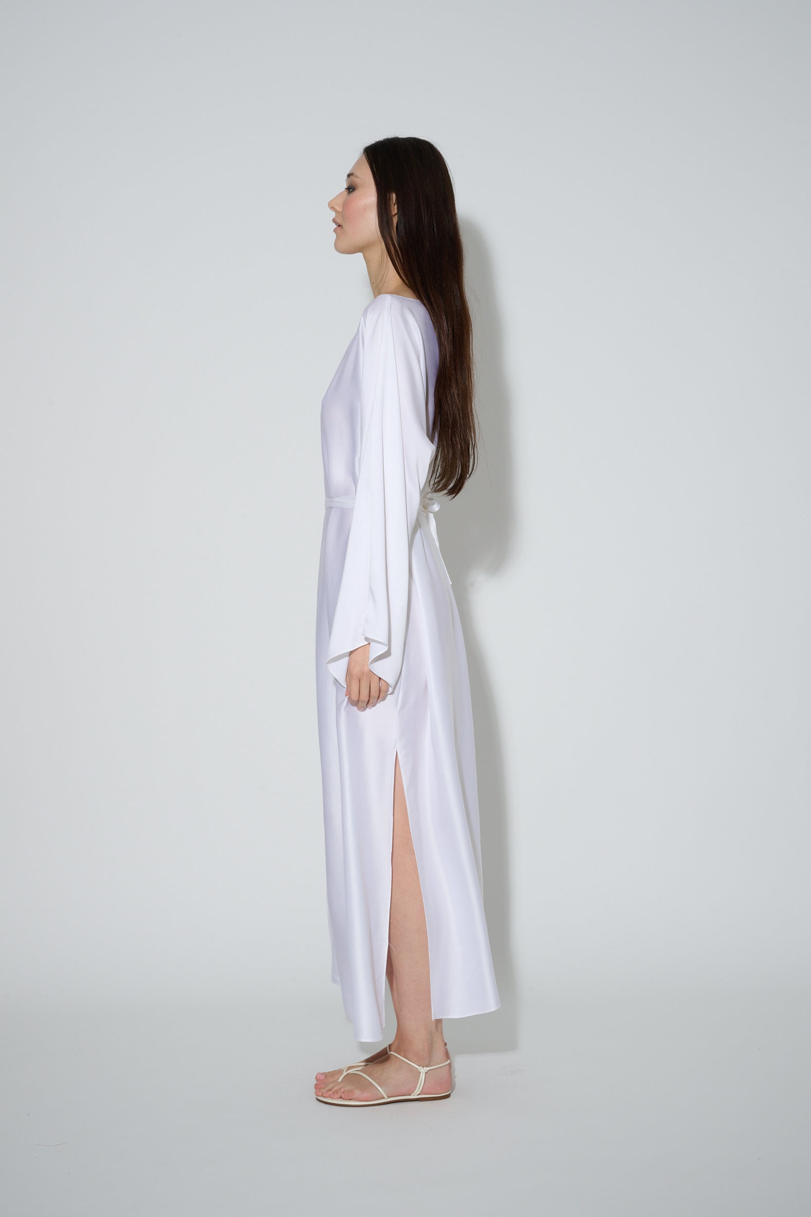 Illusion Dress White