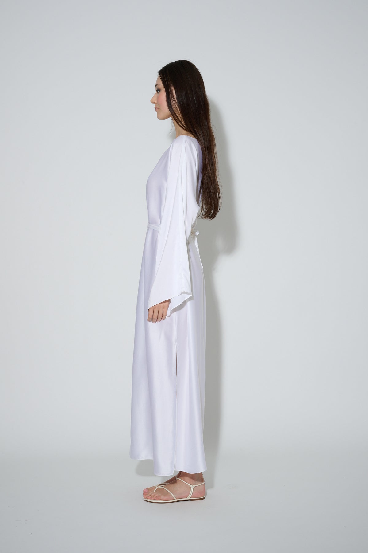 Illusion Dress White