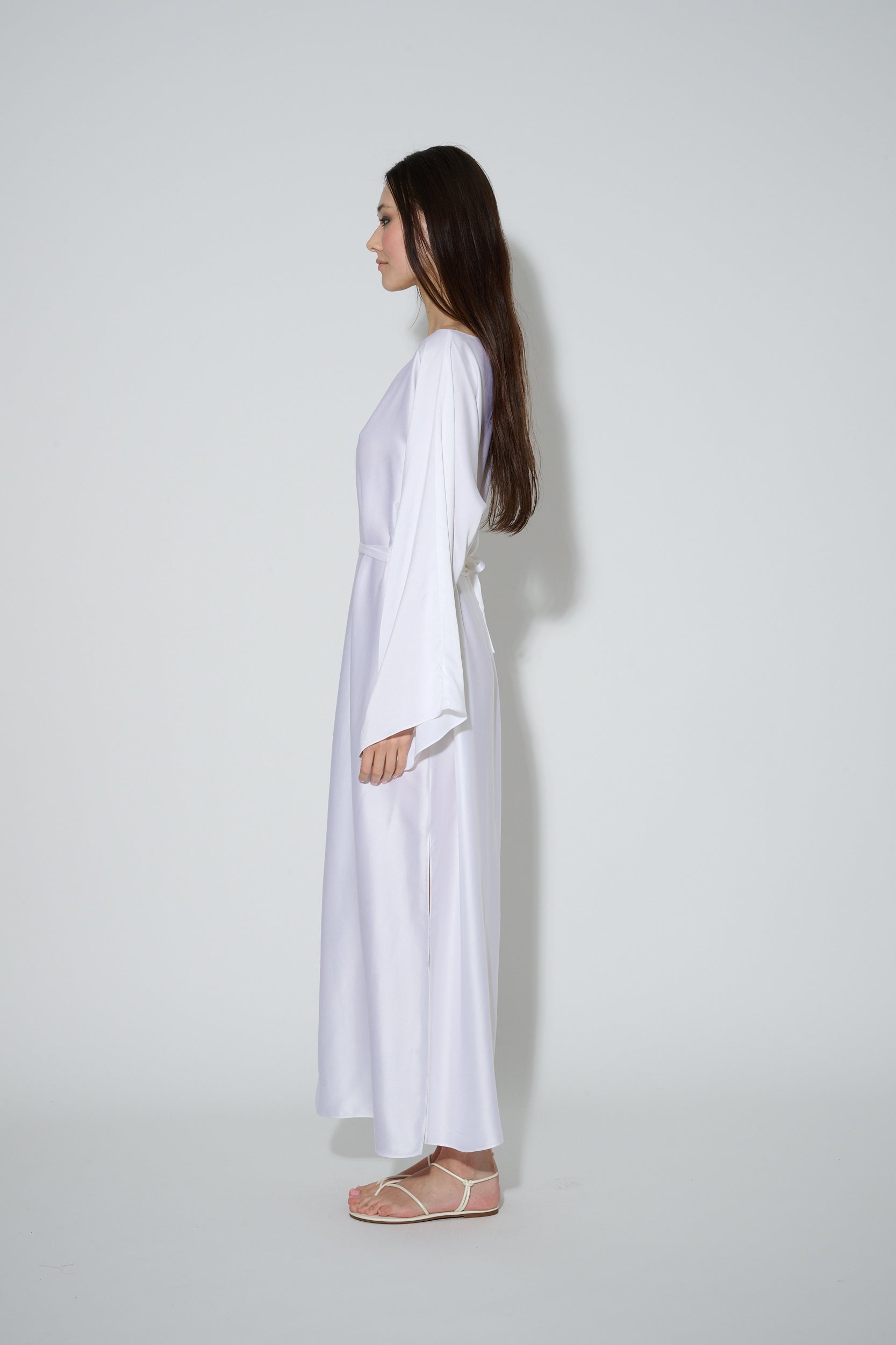 Illusion Dress White
