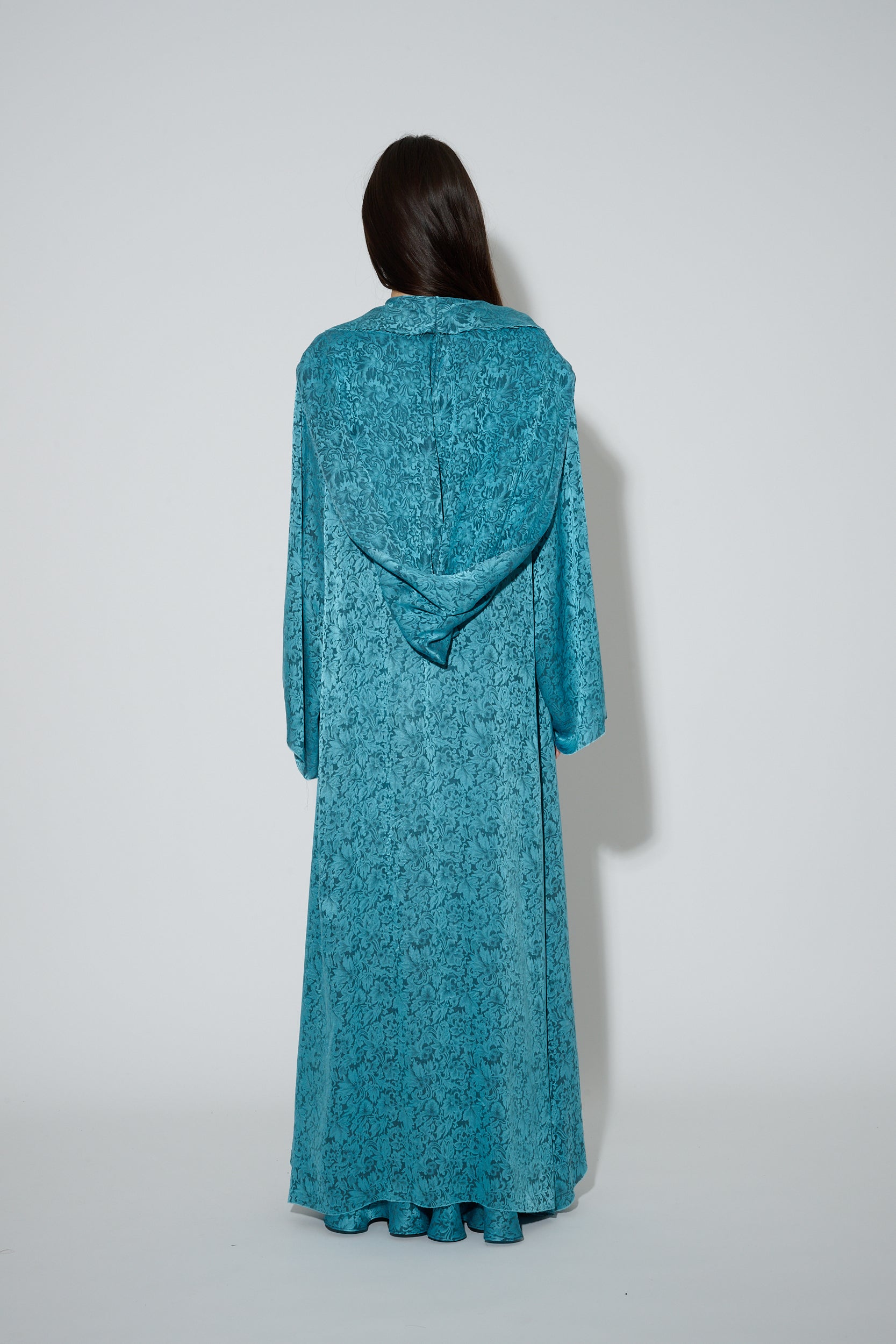 Jacquard Silk Coat