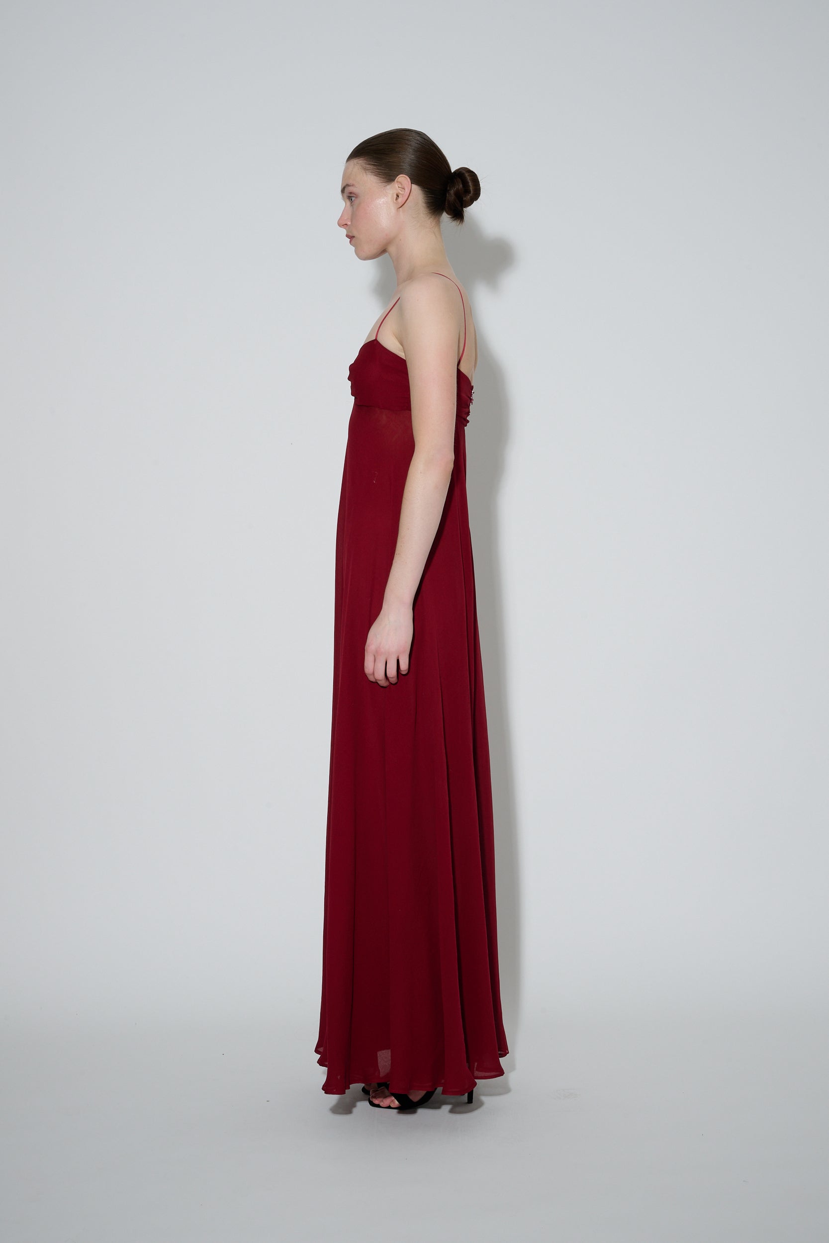 JaneBooke Bandeau Dress Red