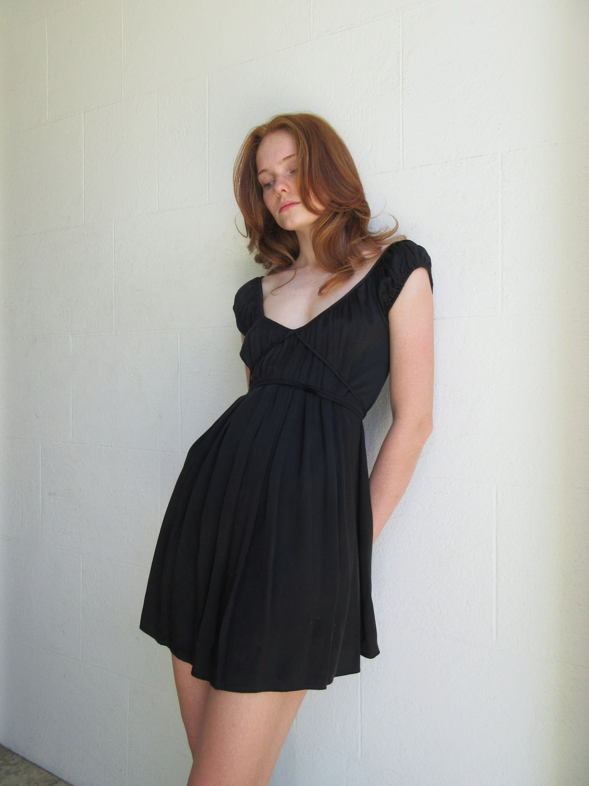 JaneBooke Cap Sleeve Mini Dress