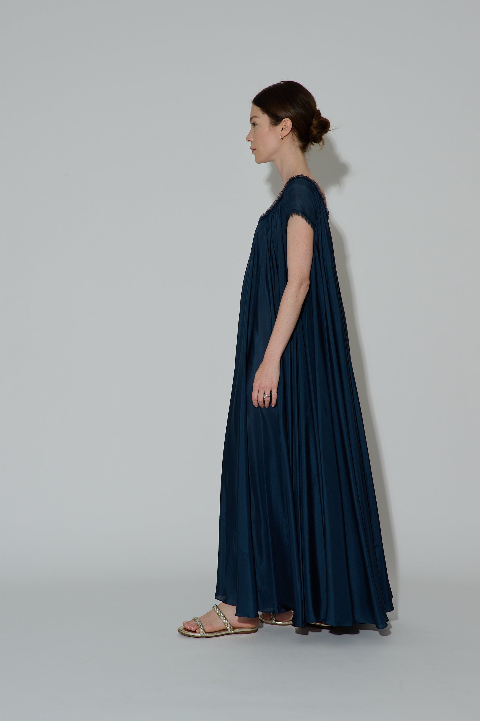 JaneBooke Dresses Lady of Shallot Dress Navy