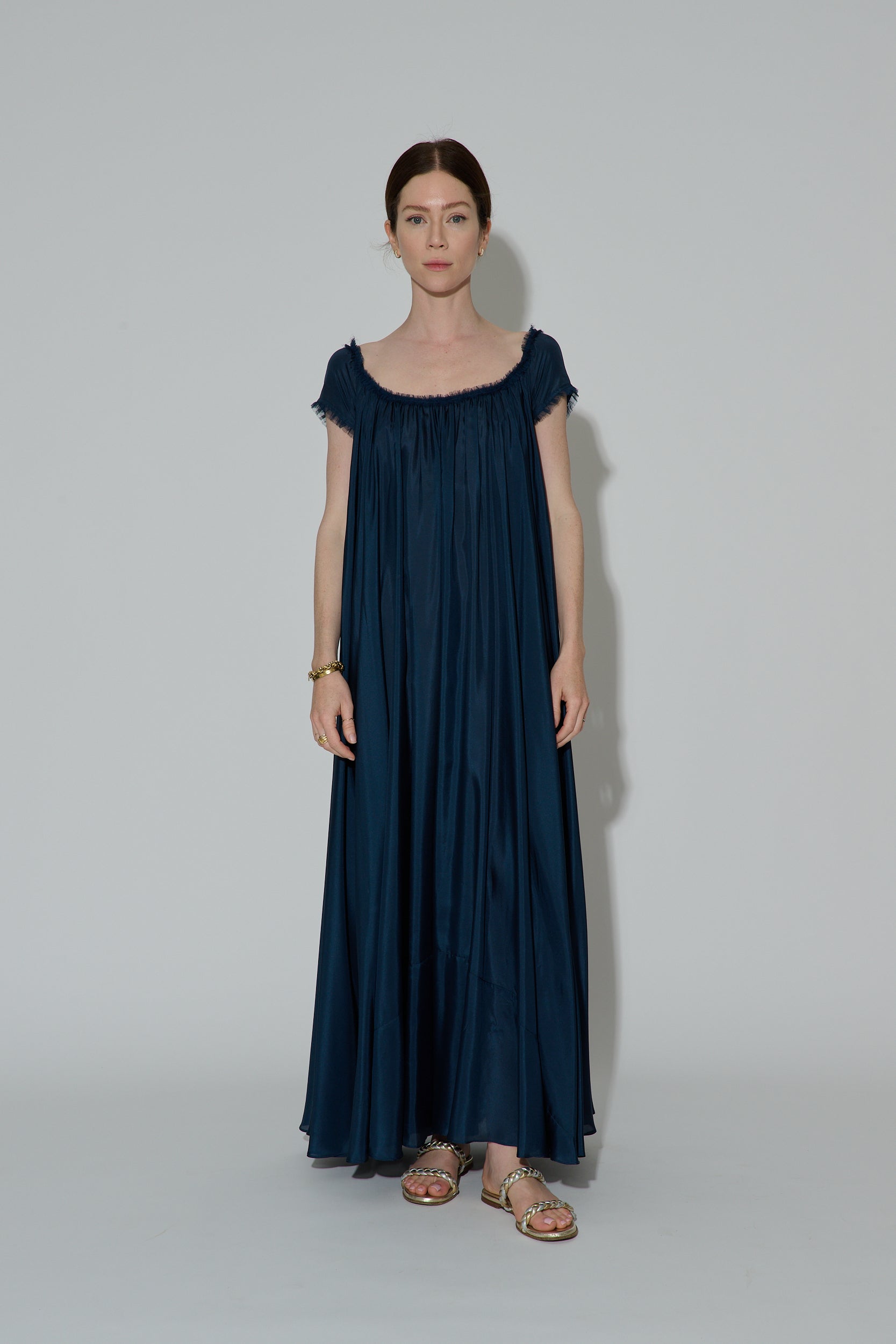 JaneBooke Dresses Lady of Shallot Dress Navy