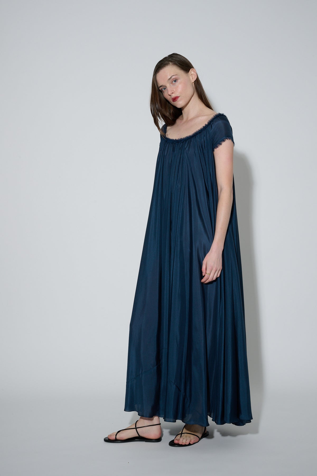 JaneBooke Dresses Lady of Shallot Dress Navy