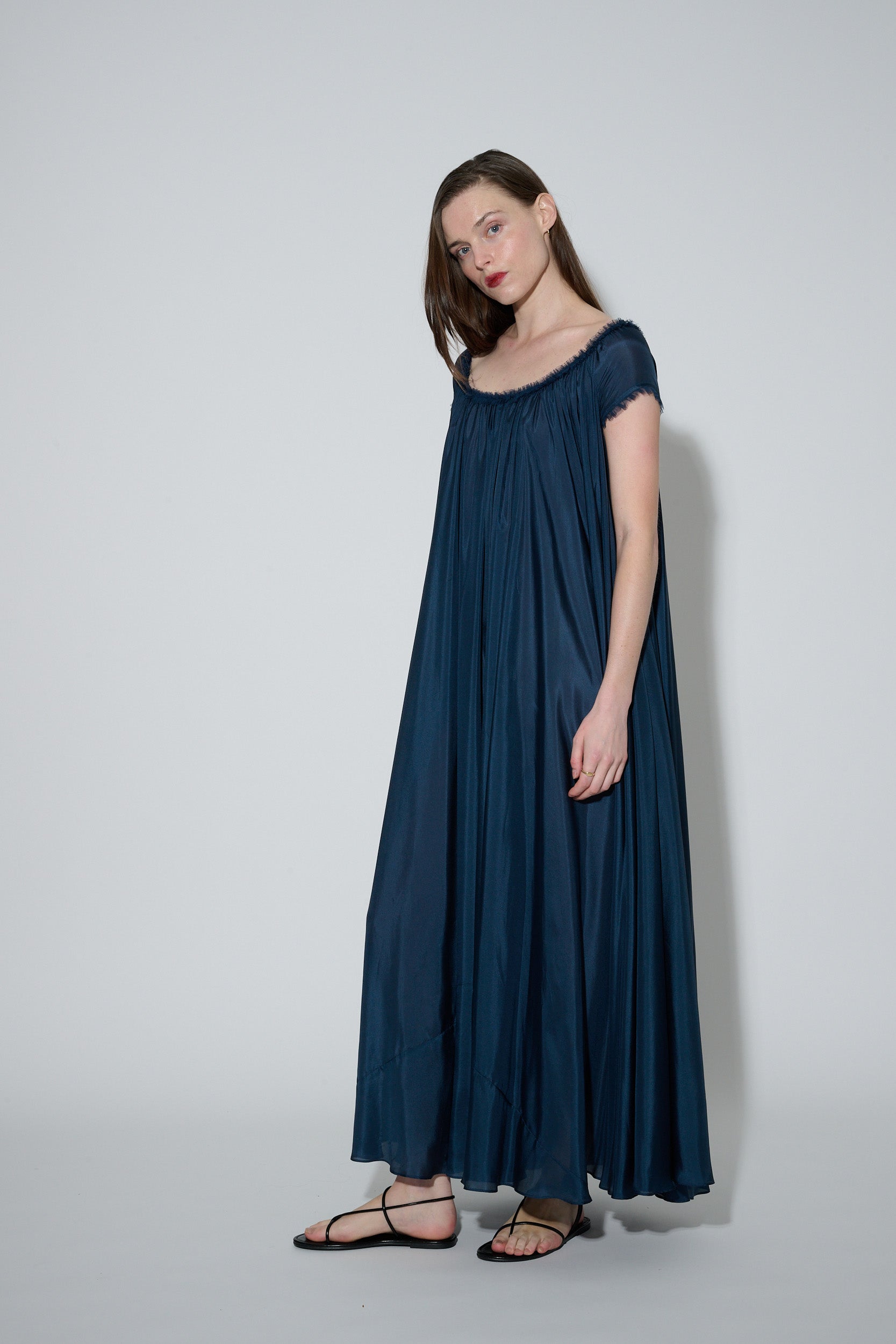 JaneBooke Dresses Lady of Shallot Dress Navy