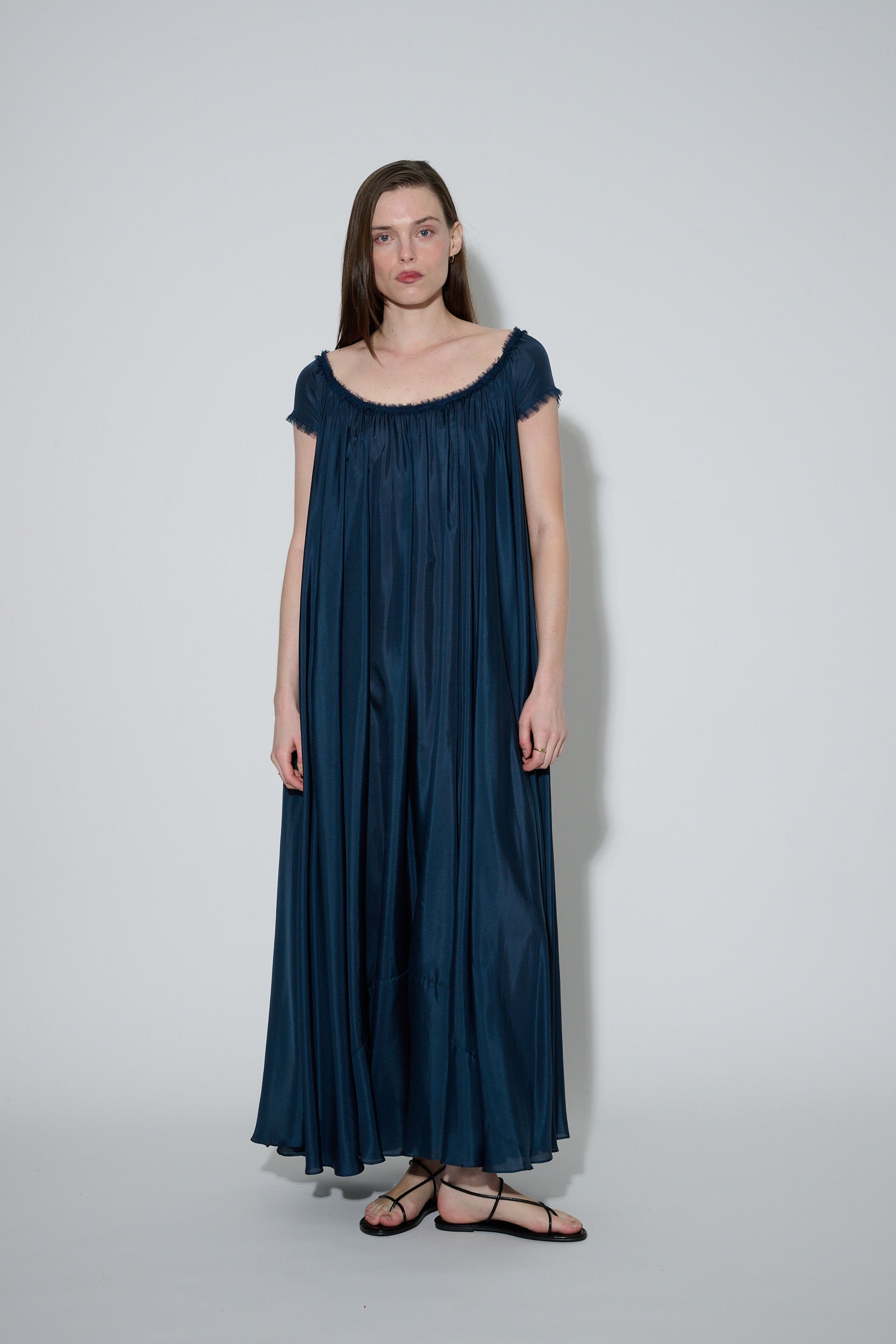 JaneBooke Dresses Lady of Shallot Dress Navy