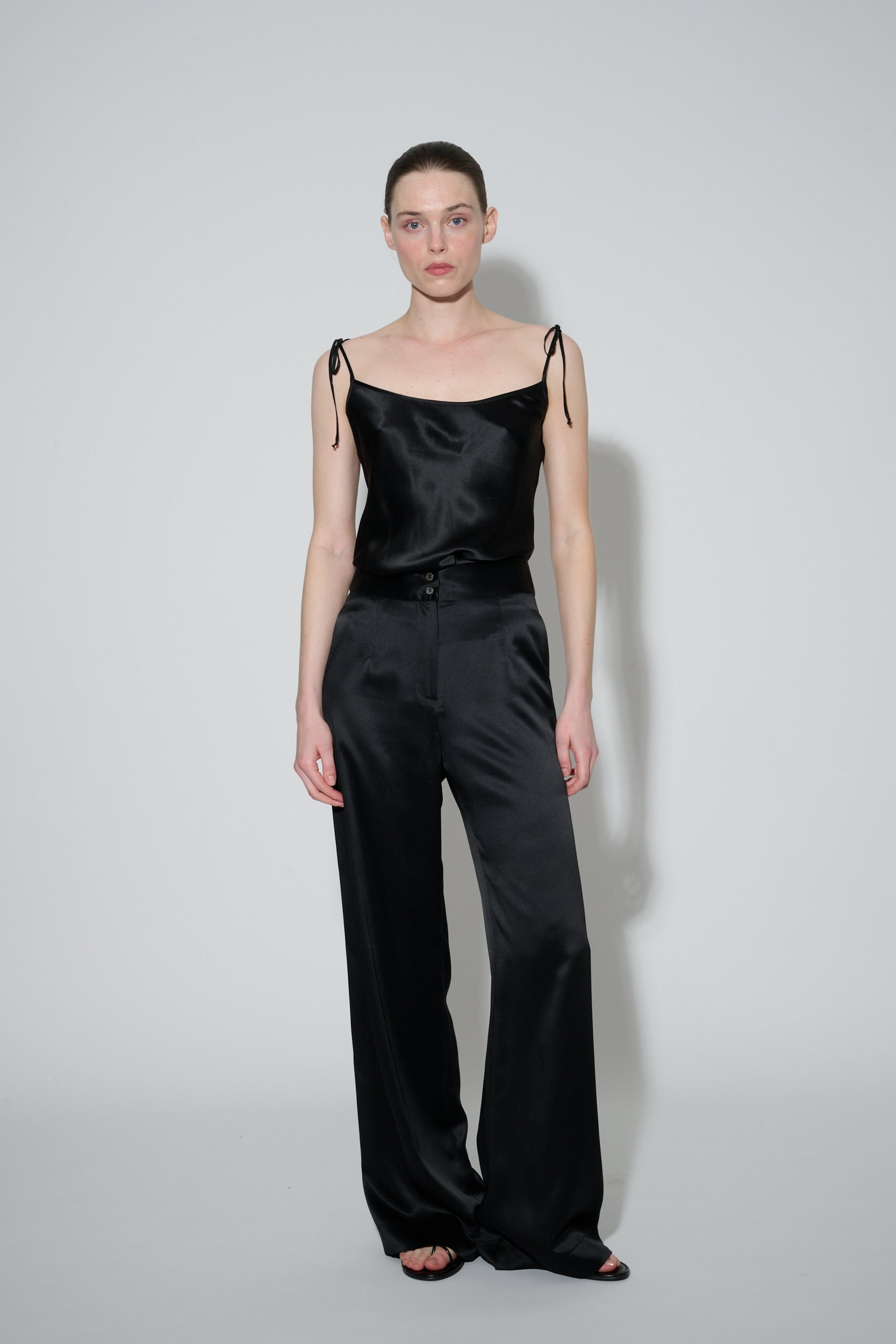 JaneBooke Silk Trouser Black