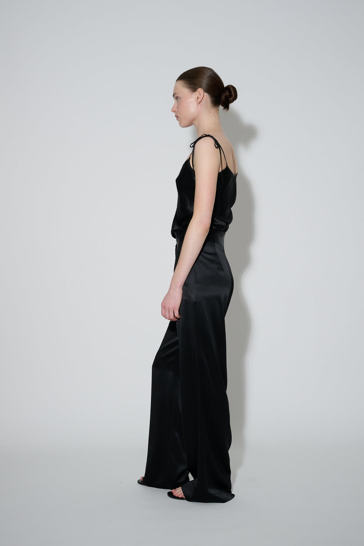 JaneBooke Silk Trouser Black