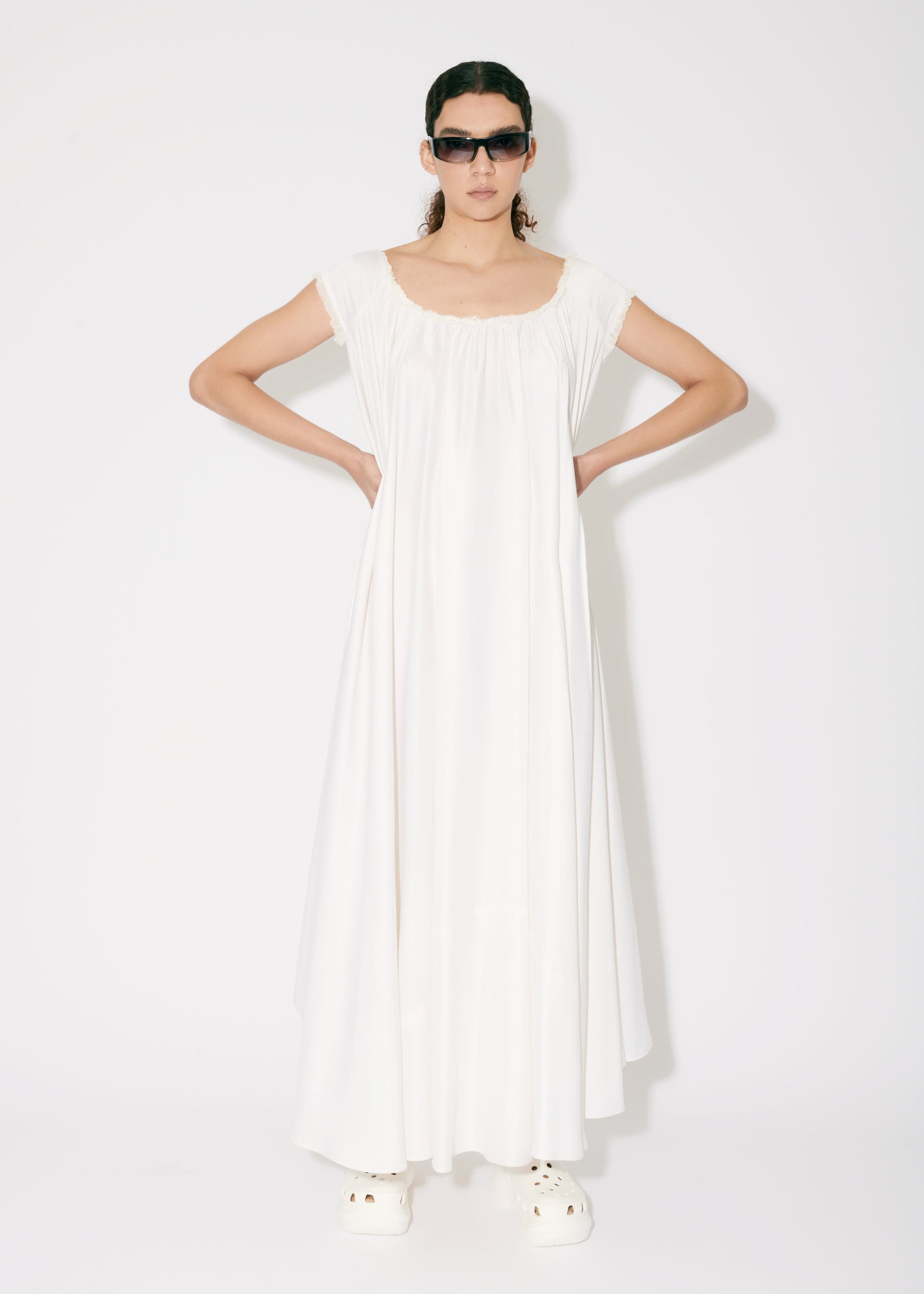 JaneBooke Lady of Shallot Dress in White